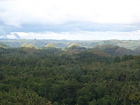 View of many Chocolate Hills