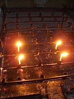 Candles in Dauis Church