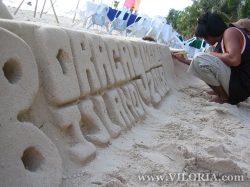 Boracay Beach Sandcastle