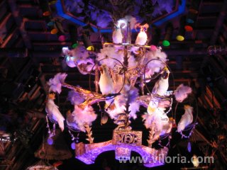 Birds in the Tiki room