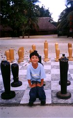 Life-size chess